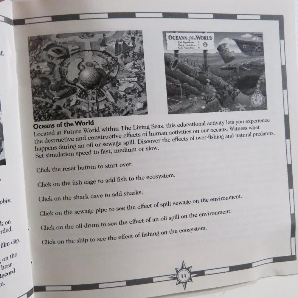 Walt Disney World EXPLORER  Computer Game OUT OF DATE SOFTWARE